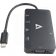 V7 USB C-VGA/HDMI/RJ45/2xUSB A/USB C M-F Adapter