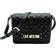 Love Moschino Shiny Quilted Shoulder Bag - Black