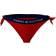Tommy Hilfiger Logo Cheeky Side-Tie Bikini Bottom - Fireworks