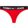 Tommy Hilfiger Contrast Waistband Logo Thong - Primary Red
