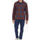 Patagonia Long Sleeved Organic Cotton Midweight Fjord Flannel Shirt - Mountain Plaid/Smolder Blue