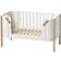 Oliver Furniture Wood Co-Sleeper incl Bench Conversion White/Oak 49x92cm
