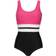 Abecita Piquant Swimsuit - Black/Pink