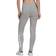 adidas Women's Loungewear Essentials High-Waisted Logo Leggings - Medium Gray Heather/White