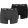 Puma Men's Yarn Dyed Mini Stripe Boxers 2-pack - Black Combo