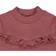 Wheat Ruffle Rib T-Shirt - Dark Rouge Melange (0252e-007-2614)