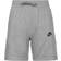 Nike Big Kid's Jersey Shorts - Carbon Heather/Black