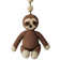NatureZoo Crochet Pram Mobile Mocca Brown Sloth