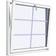 Sparvinduer SV0106 Træ Tophængte vinduer Vindue med 2-lags glas 90x120cm