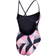 Zone3 Women's Prism 3.0 Bound Back Swim Suit - Black/Pink/White/Gold