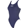 Arena Women's Solid Swim Tech High Swimsuit - Navy/White