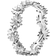 Pandora Sparkling Daisy Flower Crown Ring - Silver/Transparent