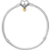 Pandora Disney Princess Moments Heart Snake Chain Bracelet - Silver/Transparent