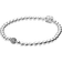 Pandora Beads & Pavé Bracelet - Silver/Transparent