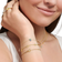 Thomas Sabo Charm Club Delicate Symbols Bracelet - Gold/Transparent