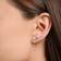 Thomas Sabo Charm Club Single Ear Stud with Pendant Stone Long Earring - Silver/Transparent