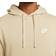 Nike Sportswear Club Fleece Pullover Hoodie - Limestone/White