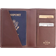 Royce RFID-Blocking Leather Passport Case - Brown