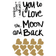 RoomMates Love You to the Moon Quote Peel and Stick Wall Decals