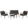 Venture Design Paola Loungesæt, 2 borde inkl. 2 stole & 1 sofaer