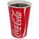 Paper Cups Coca-Cola Cup Abena 40cl 50pcs