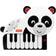 Fisher Price Mini Piano Panda