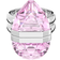Swarovski Lucent Ring - Silver/Pink