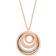 Swarovski Dynamic Pendant Necklace - Rose Gold/Grey/Transparent