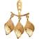 Stine A Dancing Three Ile De L'Amour Behind Ear Earring - Gold