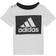 adidas Infant Essentials Tee & Shorts Set - White/Black (HF1916)