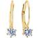 Sif Jakobs Rimini French Hook Earrings - Gold/Blue