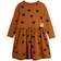 Mini Rodini Basic Heart Dress - Brown