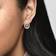 Pandora Signature Two-tone Logo Circles Stud Earrings - Silver/Rose Gold/Transparent