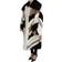 Dolce & Gabbana Women's Sheep Fur Shearling Cape Jacket Coat