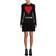 Love Moschino Intarsia Heart Sweater Dress