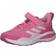 adidas Infant FortaRun Sport Running Elastic Lace and Top Strap - Bliss Pink/Cloud White/Pulse Magenta