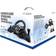 Kyzar Playstation 5 Steering Wheel – Rat & Pedal Set - Black