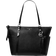 Michael Kors Sullivan Large Saffiano Leather Top-Zip Tote Bag - Black