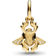 Pandora Disney Aladdin Scarab Beetle Dangle Charm - Guld/Transparent