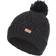 Trespass Womens Knitted Bobble Hat Zyra - Black
