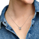 Pandora Signature Logo Pavé & Beads Pendant Necklace - Silver/Transparent