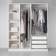 Ikea Pax White Garderobeskab 175x201.2cm
