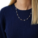 Christina Jewelry Morganite Necklace - Gold/Multicolour