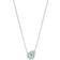 Georg Jensen Daisy Pendant Necklace - Silver/Blue/Green