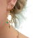 Sistie Mia X Earrings - Gold/Onyx/Pearl