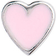 Stine A Petit Love Heart Earring - Silver/Light Pink