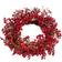 Nordic Winter Artificial Wreath with Red Berries Julepynt