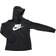 Nike Girl's Sportwear Pullover Hoodie - Black/White