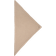 Lala Berlin Triangle Solid Logo Scarf M - Dune Beige