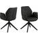 AC Design Furniture Aurelia Dark Grey/Black Køkkenstol 91cm 2stk